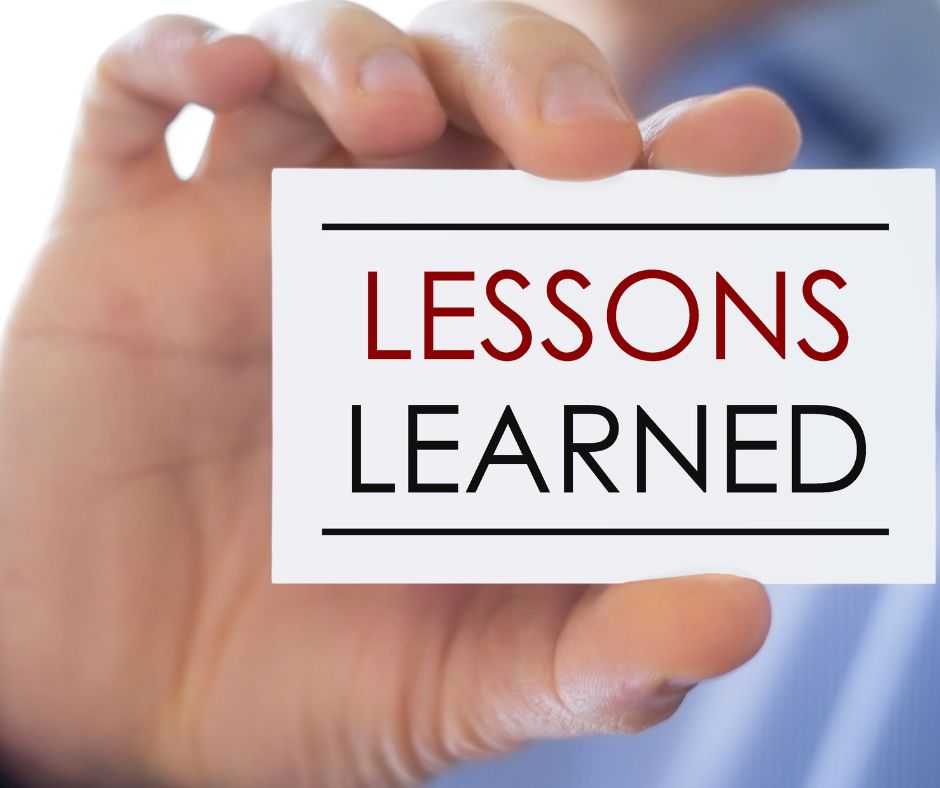 Lessons Learned, Stroke Lessons Learned, Stroke